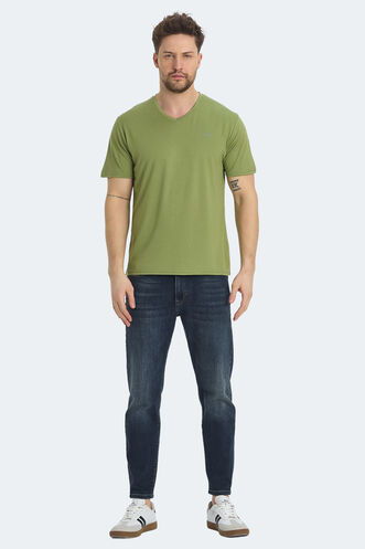 Slazenger KRAKKER Men's T-shirt Light Green - Thumbnail