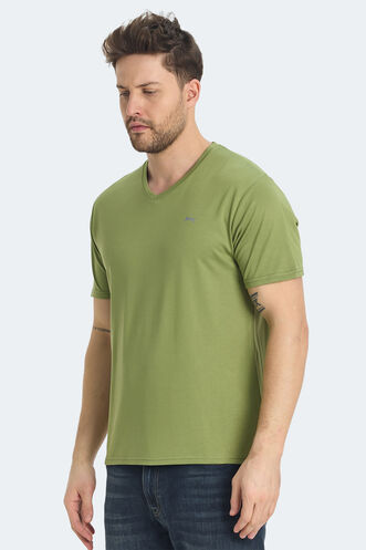 Slazenger KRAKKER Men's T-shirt Light Green - Thumbnail