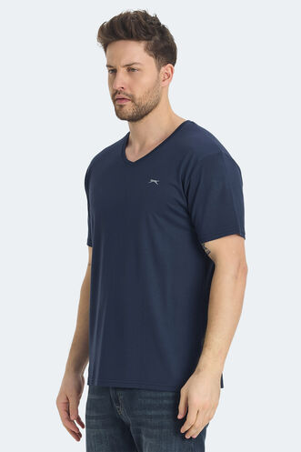 Slazenger KRAKKER Men's T-shirt Navy - Thumbnail