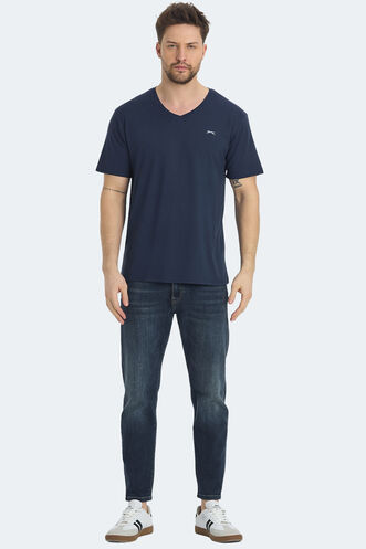 Slazenger KRAKKER Men's T-shirt Navy - Thumbnail