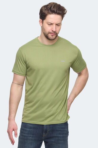 Slazenger KRATER Erkek Tişört Açık Yeşil - Thumbnail