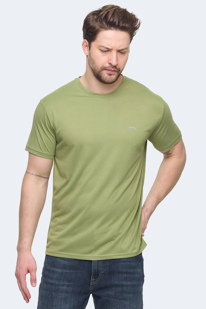 Slazenger KRATER Erkek Tişört Açık Yeşil