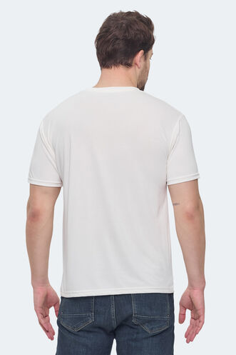 Slazenger KRATER Erkek Ekru Tişört - Thumbnail