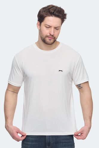 Slazenger KRATER Erkek Ekru Tişört - Thumbnail