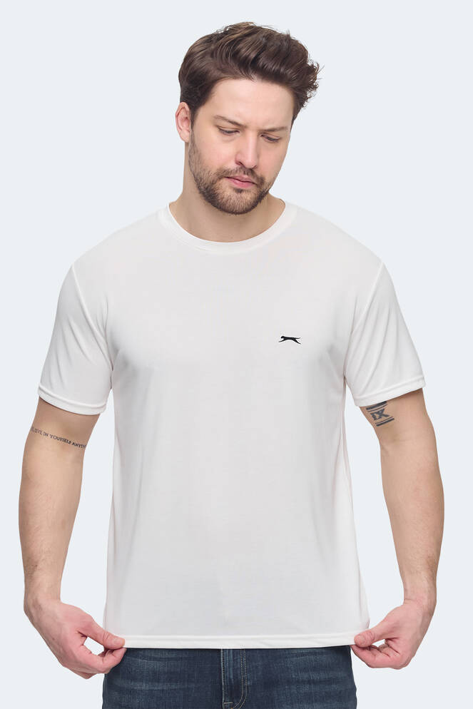 Slazenger KRATER Erkek Ekru Tişört
