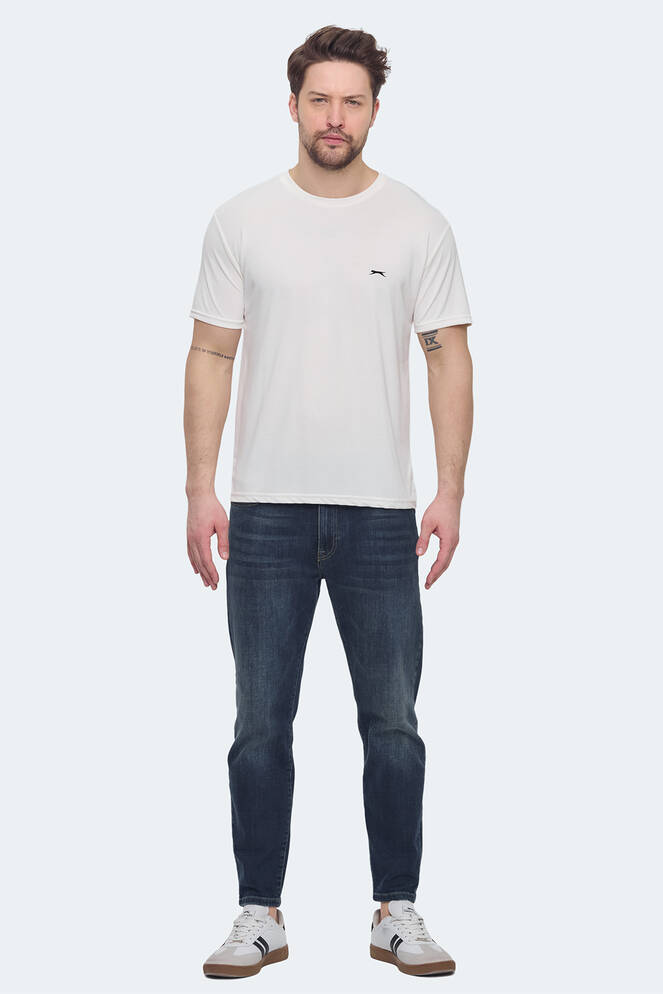 Slazenger KRATER Erkek Ekru Tişört