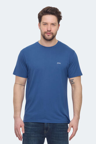 Slazenger - Slazenger KRATER Erkek Tişört Indigo