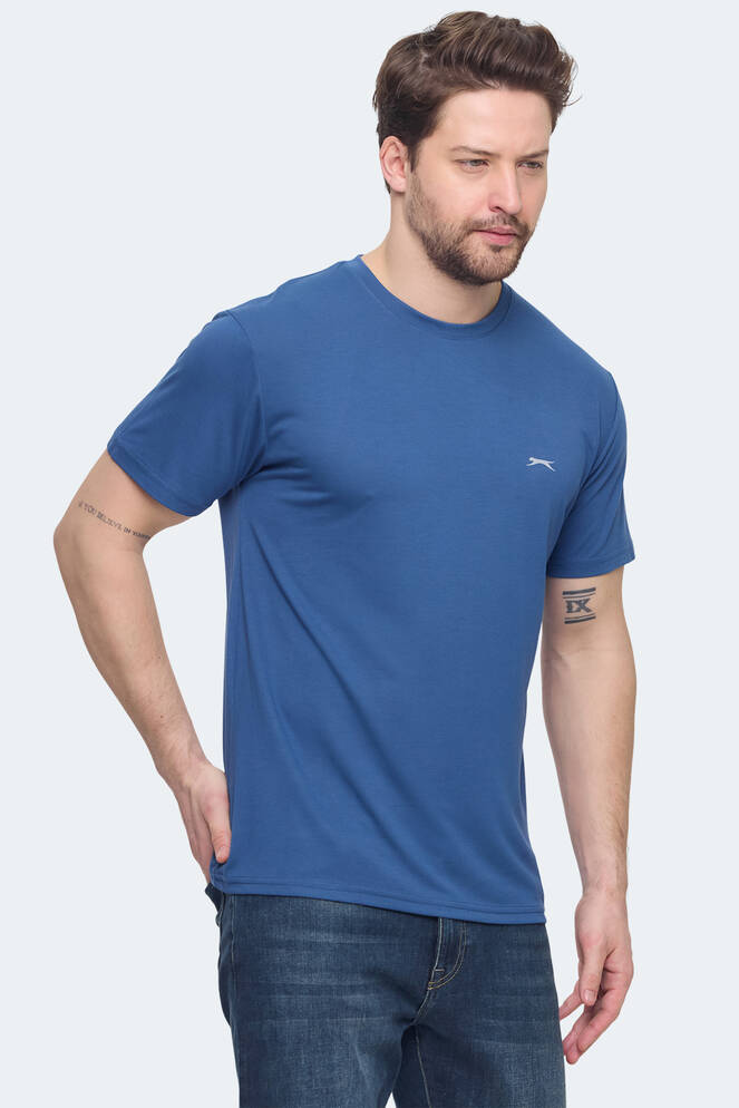 Slazenger KRATER Erkek Indigo Tişört