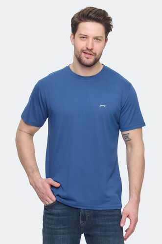 Slazenger KRATER Erkek Indigo Tişört - Thumbnail