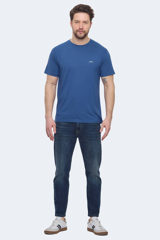 Slazenger KRATER Erkek Indigo Tişört