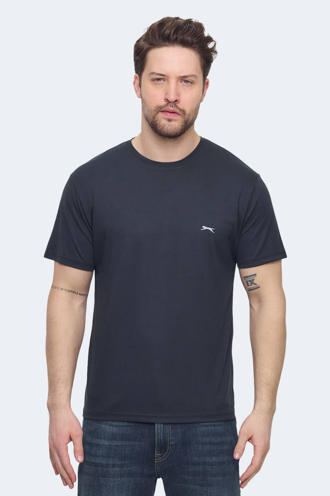 Slazenger KRATER Erkek Koyu Gri Tişört