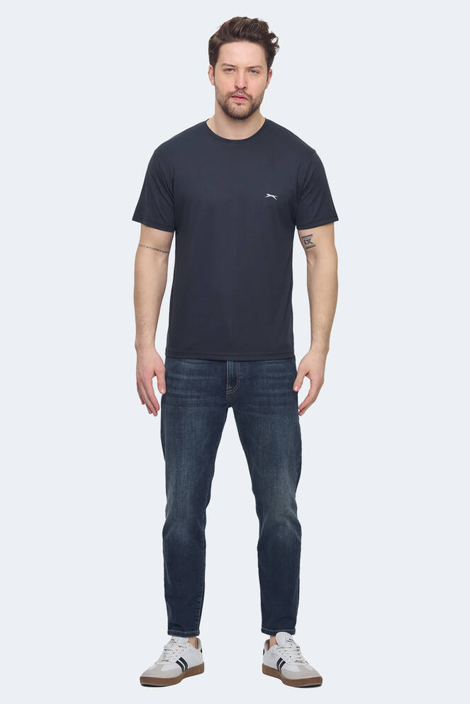 Slazenger KRATER Erkek Koyu Gri Tişört