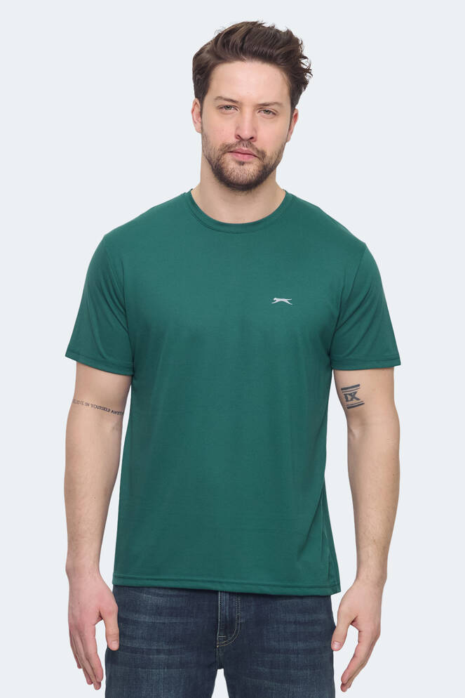 Slazenger KRATER Erkek Yeşil Tişört