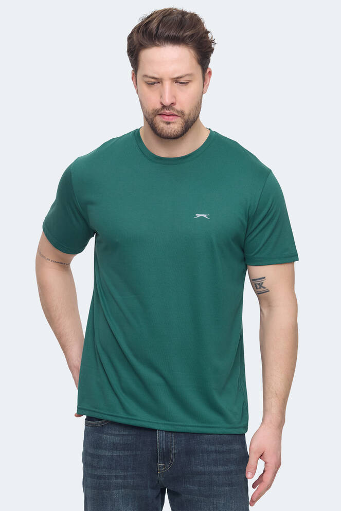 Slazenger KRATER Erkek Yeşil Tişört