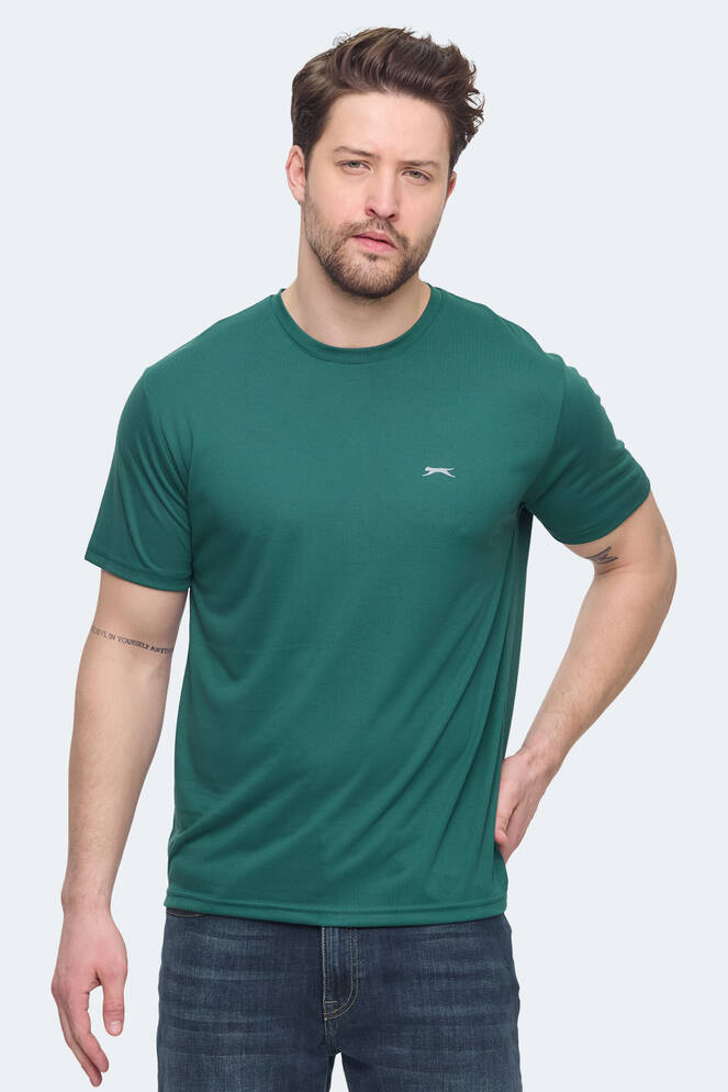 Slazenger KRATER Erkek Yeşil Tişört