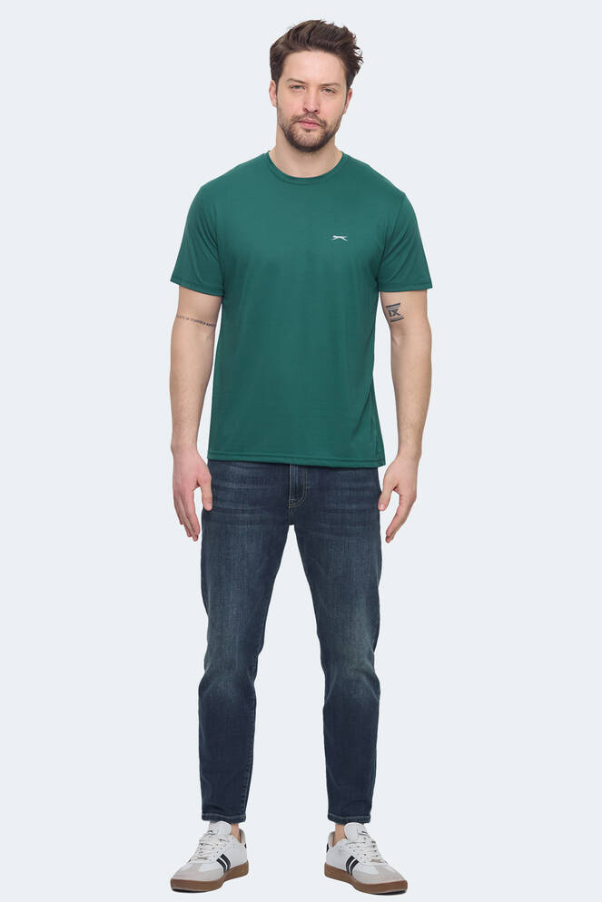 Slazenger KRATER Erkek Yeşil Tişört