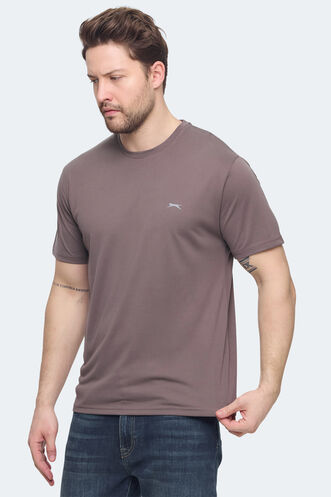Slazenger KRATER Men's T-shirt Brown - Thumbnail