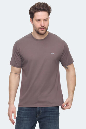 Slazenger KRATER Men's T-shirt Brown - Thumbnail