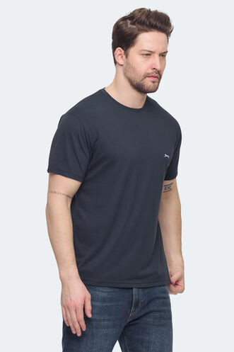 Slazenger KRATER Men's T-shirt Dark Grey - Thumbnail