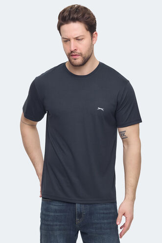 Slazenger KRATER Men's T-shirt Dark Grey - Thumbnail