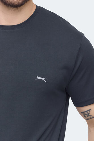 Slazenger KRATER Men's T-shirt Dark Grey - Thumbnail