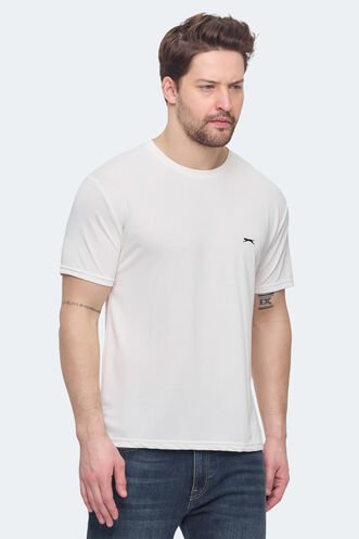 Slazenger KRATER Men's T-shirt Ecru - Thumbnail