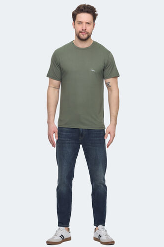 Slazenger KRATER Men's T-shirt Khaki - Thumbnail