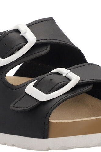 Slazenger KREKA Unisex Kids Slippers Black - Thumbnail