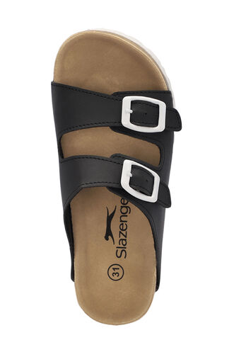 Slazenger KREKA Unisex Kids Slippers Black - Thumbnail