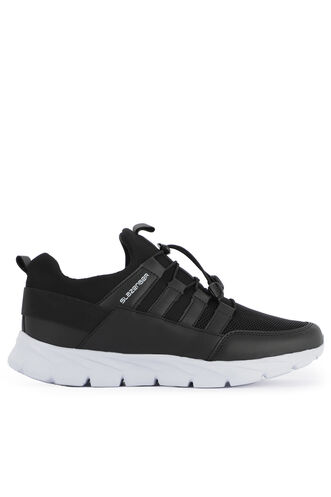 Slazenger KRUSER Sneaker Erkek Ayakkabı Siyah - Beyaz - Thumbnail