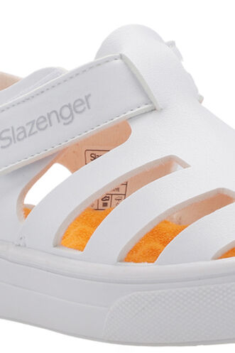 Slazenger KRYSTAL Unisex Çocuk Spor Ayakkabıları Beyaz - Thumbnail