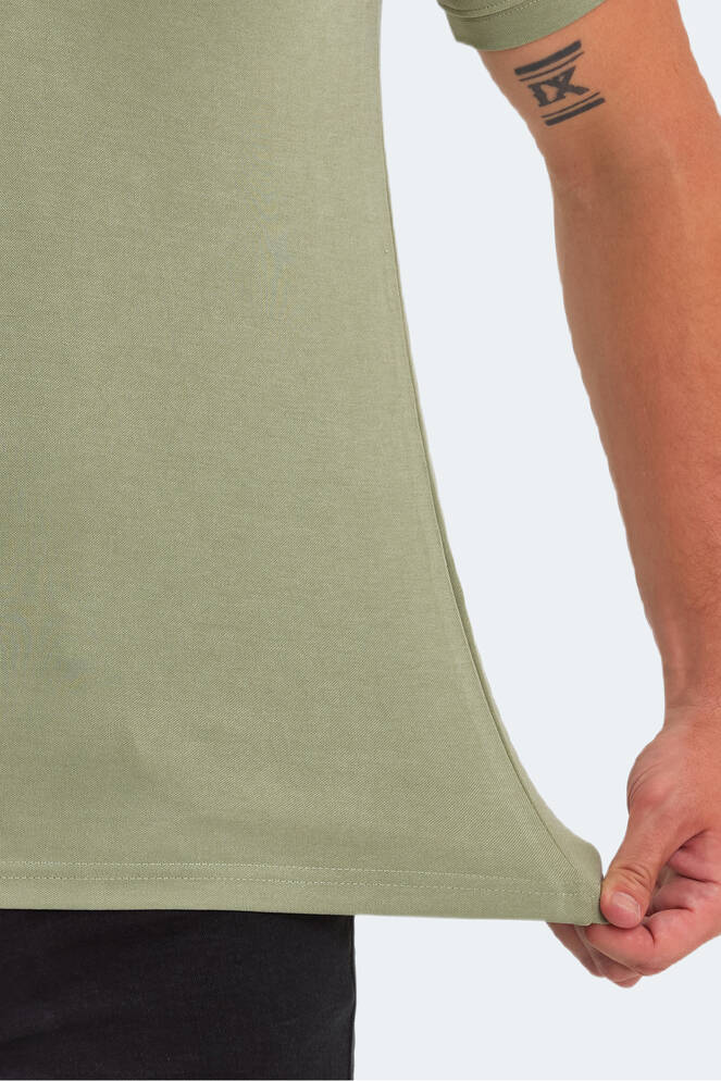 Slazenger KUGGA Erkek T-Shirt Açık Yeşil