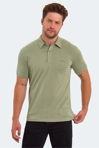 Slazenger KUGGA Erkek T-Shirt Açık Yeşil - Thumbnail
