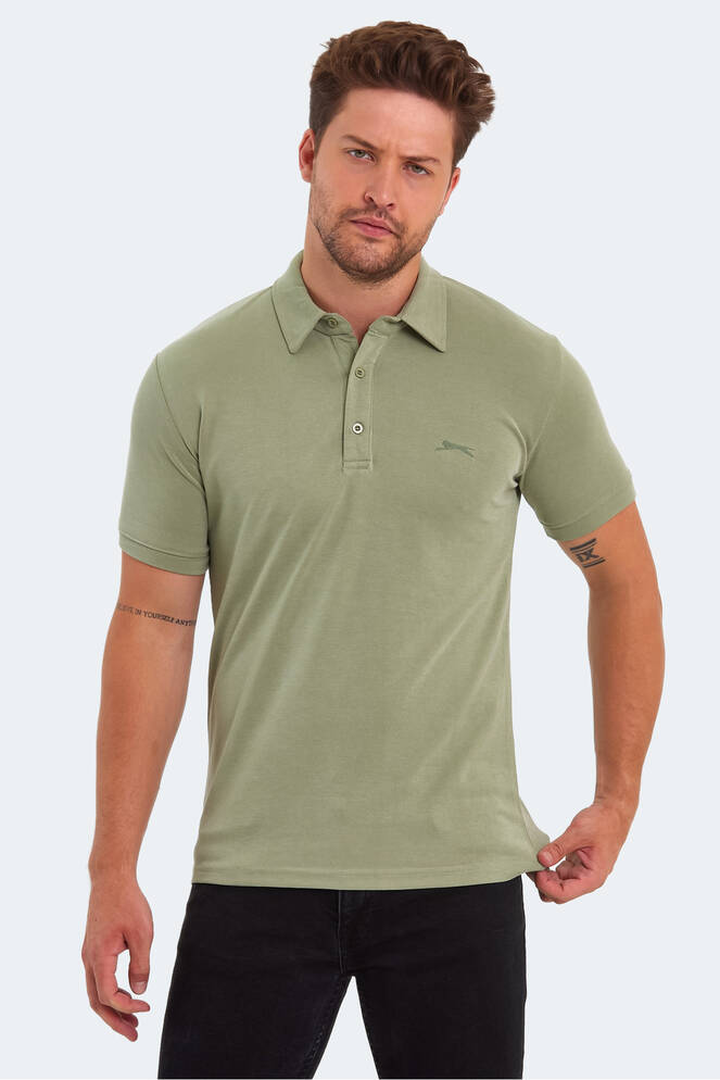 Slazenger KUGGA Erkek T-Shirt Açık Yeşil