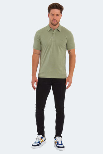Slazenger KUGGA Erkek T-Shirt Açık Yeşil - Thumbnail