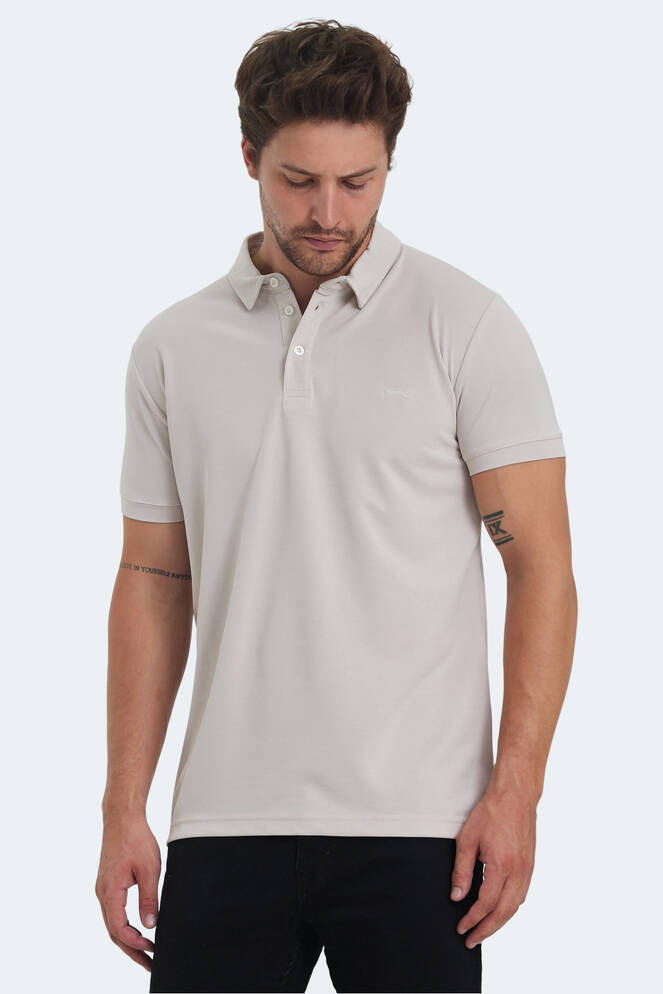 Slazenger KUGGA Erkek T-Shirt Ekru