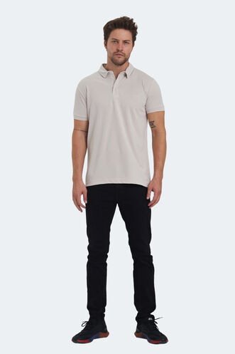 Slazenger KUGGA Erkek T-Shirt Ekru - Thumbnail