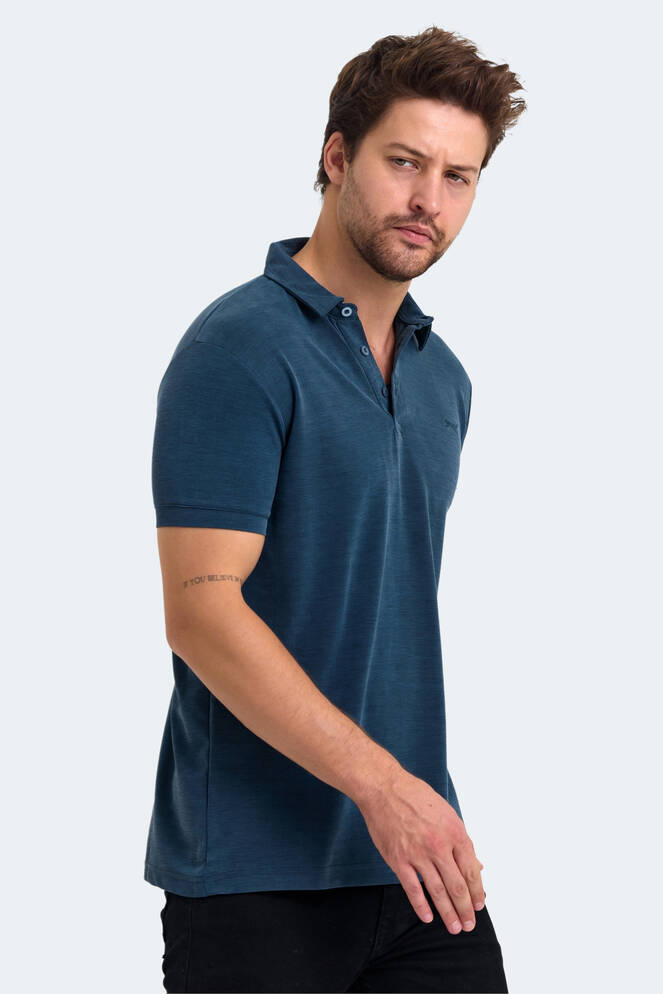 Slazenger KUGGA Erkek Tişört Açık İndigo