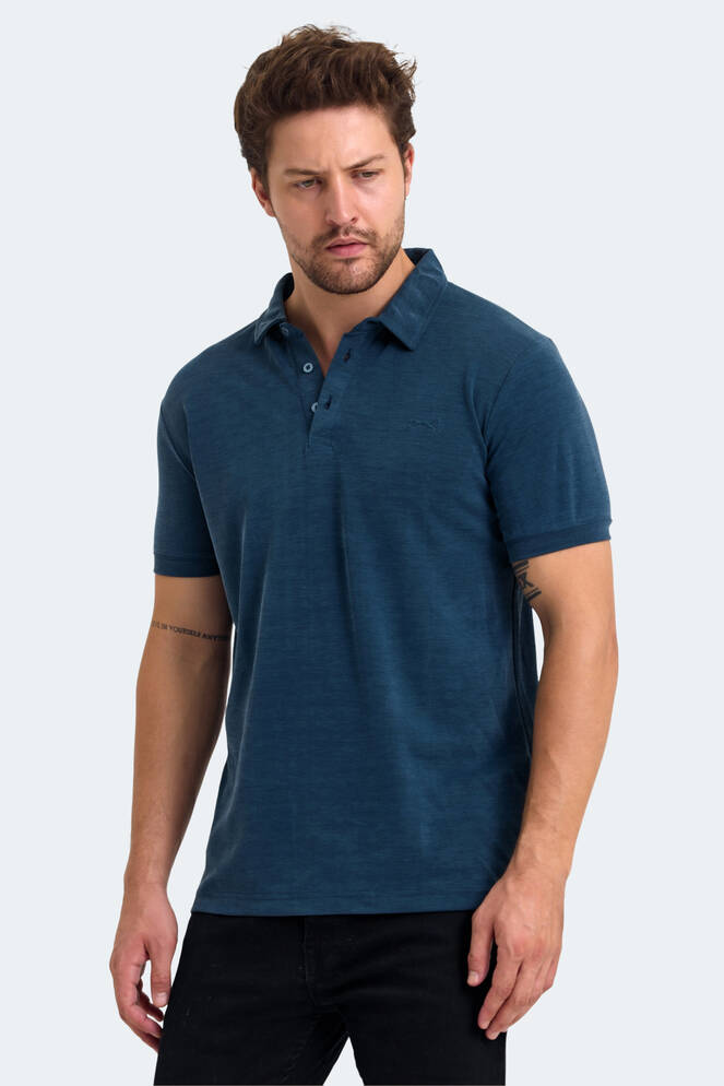 Slazenger KUGGA Erkek Tişört Açık İndigo