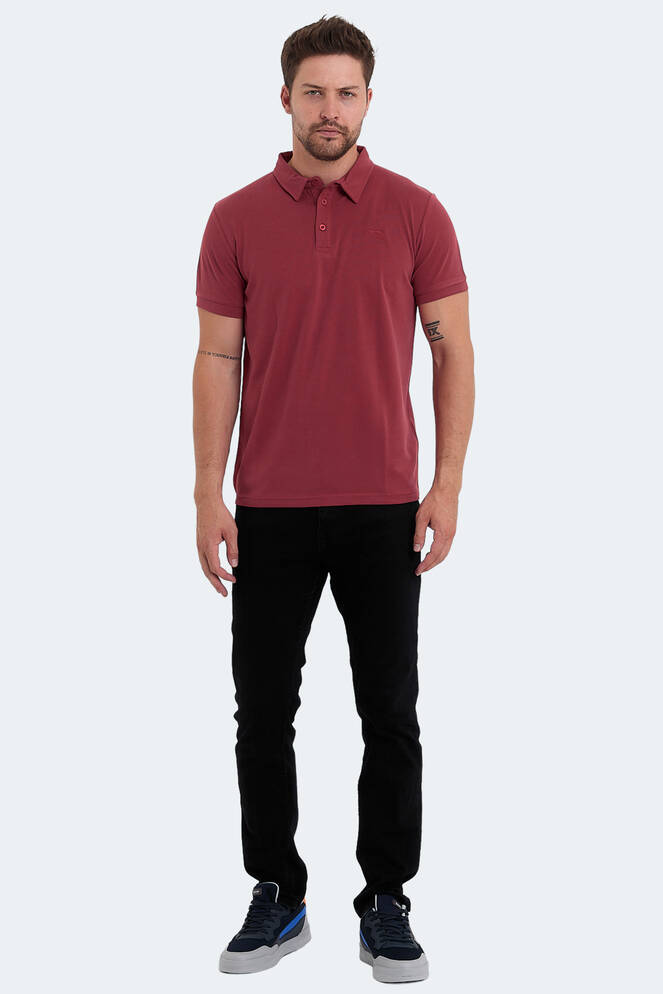 Slazenger KUGGA Erkek Tişört Bordo