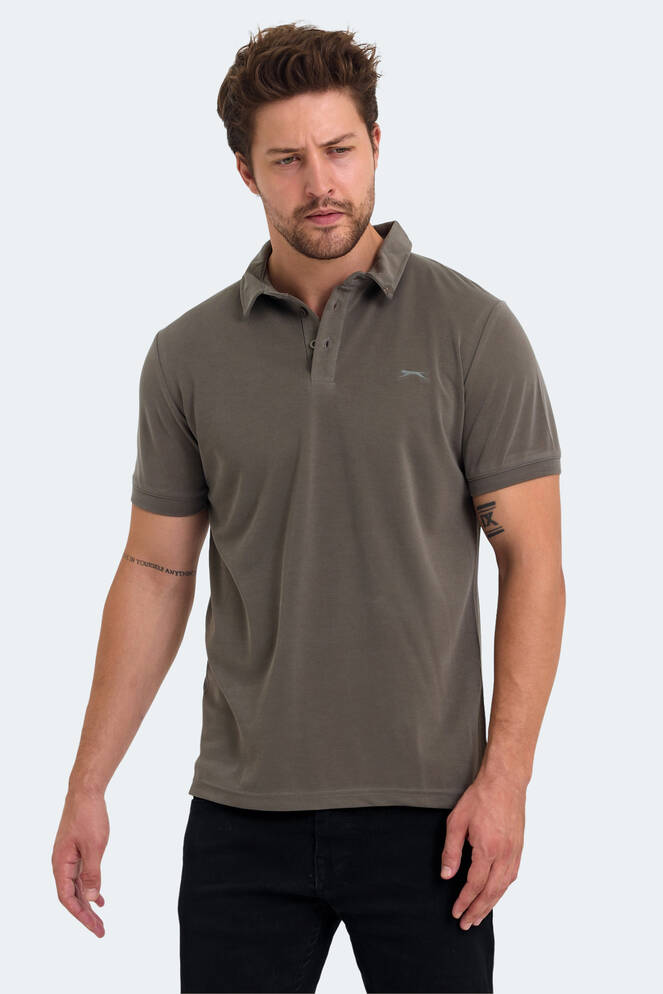 Slazenger KUGGA Erkek Tişört Zeytin Yeşili