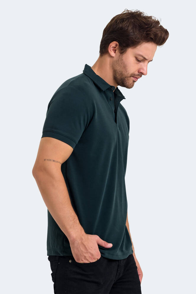 Slazenger KUGGA Erkek Tişört Koyu Yeşil