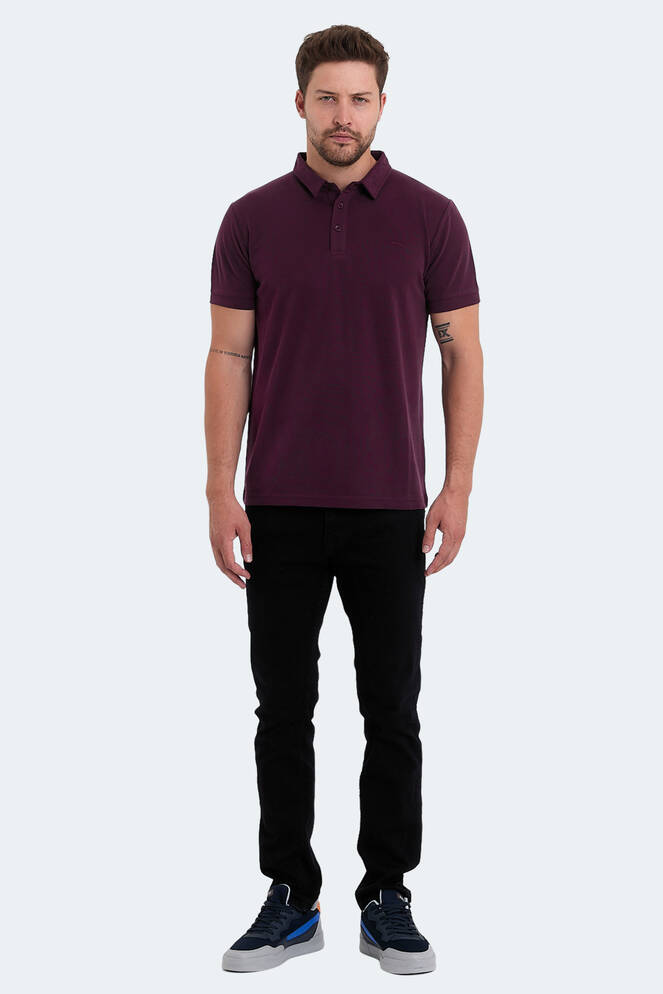 Slazenger KUGGA Erkek Tişört Erguvan