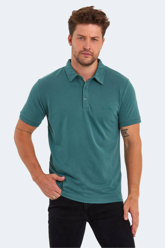 Slazenger KUGGA Erkek Tişört Petrol