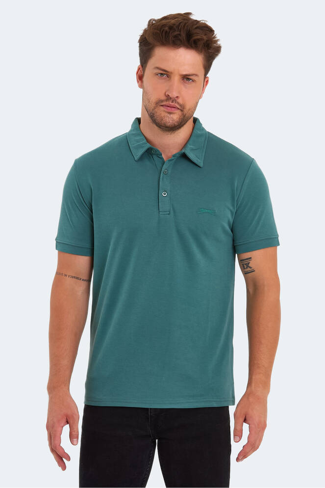 Slazenger KUGGA Erkek Tişört Petrol