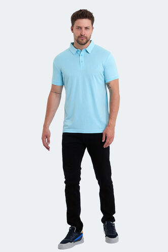 Slazenger KUGGA Erkek Tişört Turkuaz - Thumbnail