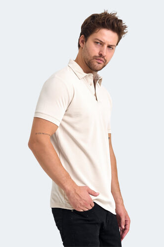 Slazenger KUGGA Men's T-Shirt Beige - Thumbnail