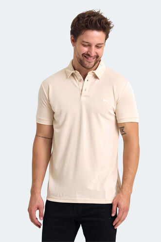 Slazenger KUGGA Men's T-Shirt Beige - Thumbnail