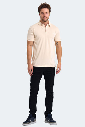 Slazenger KUGGA Men's T-Shirt Beige - Thumbnail
