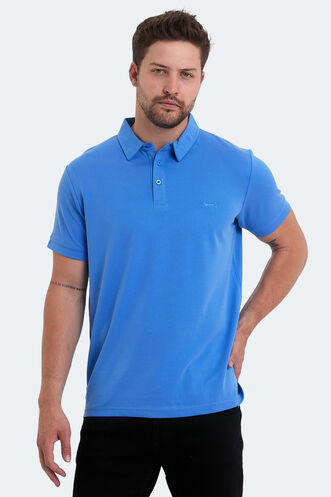 Slazenger KUGGA Men's T-Shirt Blue - Thumbnail
